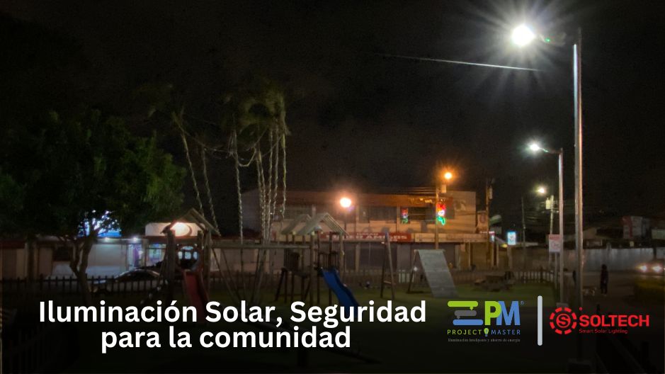 Iluminación Solar en Parques y lugares públicos de Costa Rica