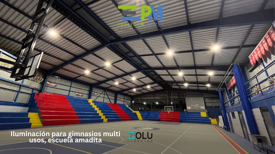 iluminación para gimnasios multi usos Project master